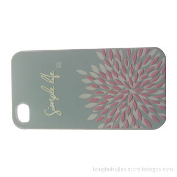 Simple Relief Leaf Case for iPhone 5, with IMD/IML Technology